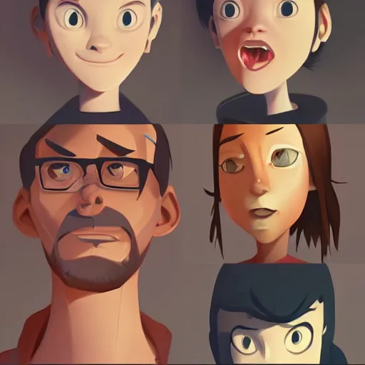 Image similar to face icon stylized minimalist regular show, loftis, cory behance hd by jesper ejsing, by rhads, makoto shinkai and lois van baarle, ilya kuvshinov, rossdraws global illumination