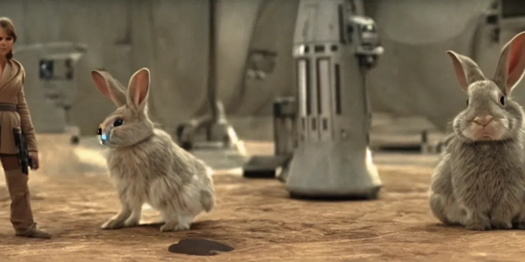 Image similar to a rabbit in the movie star wars screenshot