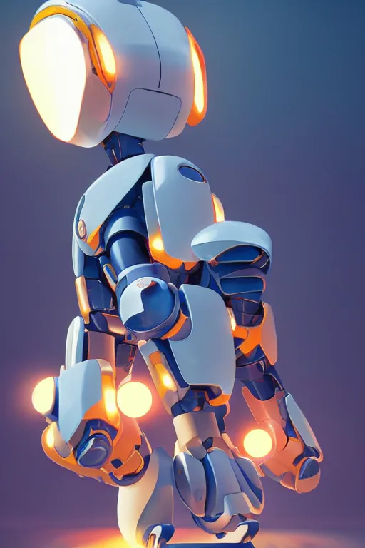 Image similar to metabots medabots medarotto medarot robot minimalist comics, behance hd by jesper ejsing, by rhads, makoto shinkai and lois van baarle, ilya kuvshinov, rossdraws global illumination ray tracing hdr radiating a glowing aura