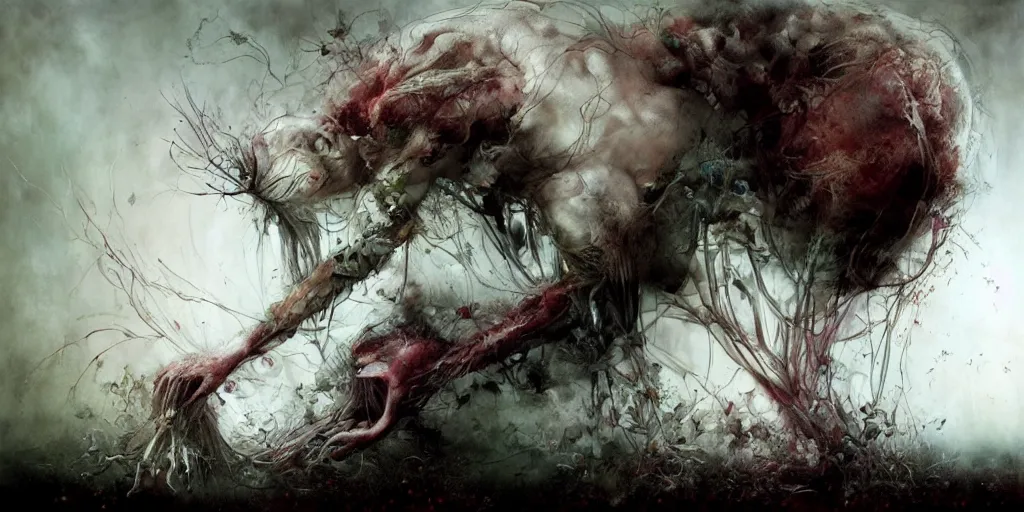 Image similar to The end of an organism, by ryohei hase