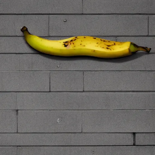 Image similar to a banana on a wall is considered art but something generated with a. i + human can't be?