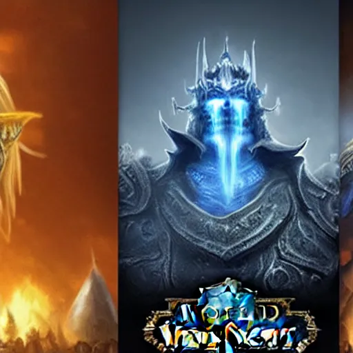 Image similar to donald trump in world of warcraft, the lich king