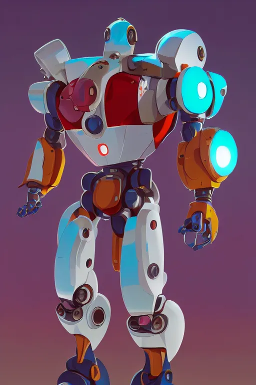 Image similar to metabots medabots medarotto medarot robot minimalist comics helmet mask neon cybereye, behance hd by jesper ejsing, by rhads, makoto shinkai and lois van baarle, ilya kuvshinov, rossdraws global illumination ray tracing hdr radiating a glowing aura