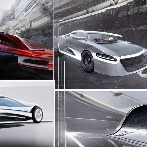 Image similar to car race: cars portraits, low camera angle, motherboard forms designed by zaha hadid, sci-fi futuristic ultra realistic photography, shot by Andrei Tarkovsky, keyshot render, octane render, unreal engine 5 lumen, high oiled liquid glossy specularity reflections, ultra detailed, golden hour, dramatic lighting 4k, 8k, 16k in the style ofblade runner 2049 Cyberpunk 2077 ghost in the shell thor 2 marvel film : tilt shift: sharp focus