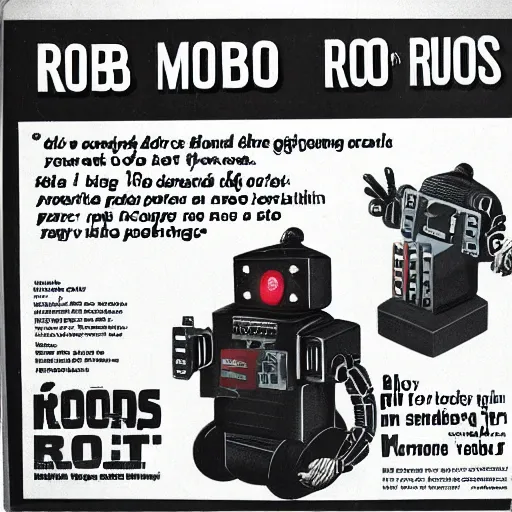 Image similar to Advert for RobCo robots