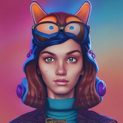 Image similar to lofi garfield portrait, Pixar style, by Tristan Eaton Stanley Artgerm and Tom Bagshaw.