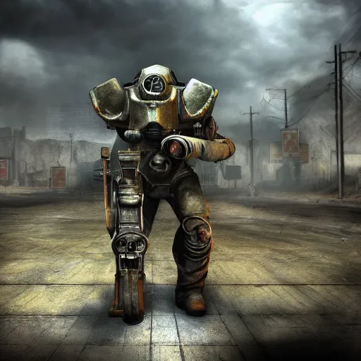 Prompt: art of fallout, photo