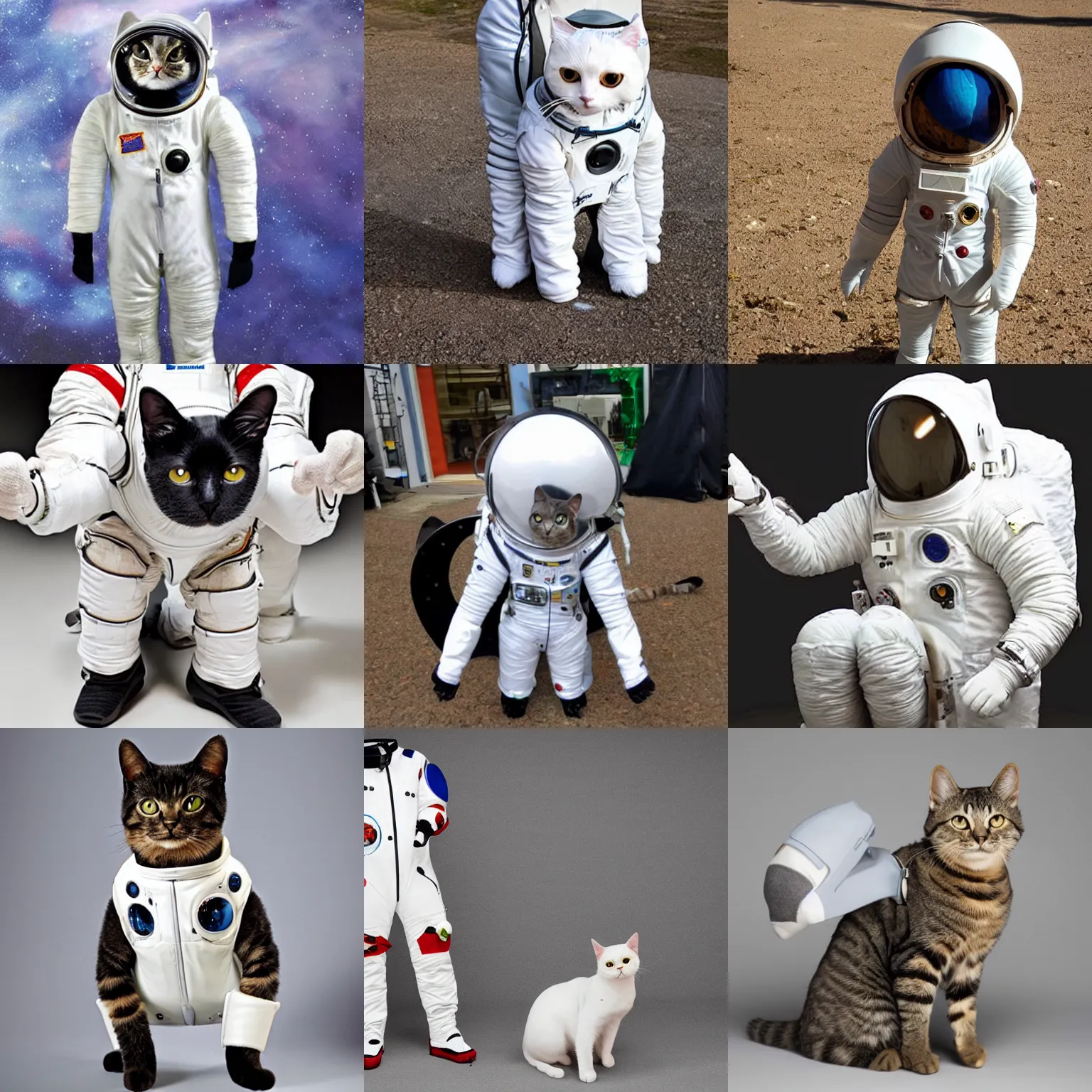 Prompt: a spacesuit designed for a cat