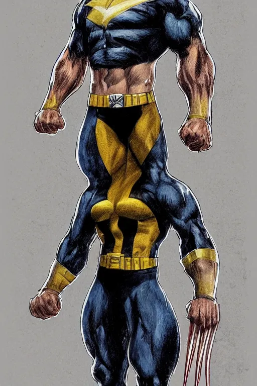 Prompt: full body portrait of joe biden as wolverine superhero, concept art, detailed, intricate, coherent