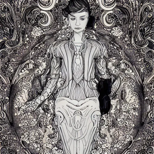 Image similar to the portrait of an incredibly beautiful, graceful, elegant, and sophisticated young woman made of garlic bulbs, an ultrafine detailed illustration by james jean, intricate linework, bright colors, final fantasy, behance contest winner, vanitas, angular, altermodern, unreal engine 5 highly rendered, global illumination, radiant light, detailed and intricate environment