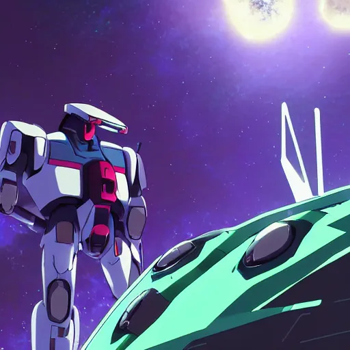 Prompt: Sci fi anime screenshot of a giant space turtle. Animation. Mecha show. semi-realistic anime illustration, modern mecha anime, mecha anime in the style of Neon Genesis Evangelion, trending on Pixiv, cinematic, 4K