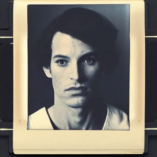 Prompt: Mugshot Portrait of Prince Edward of Wessex, taken in the 1970s, photo taken on a 1970s polaroid camera, grainy, real life, hyperrealistic, ultra realistic, realistic, highly detailed, epic, HD quality, 8k resolution, body and headshot, film still, front facing, front view, headshot and bodyshot, detailed face, very detailed face