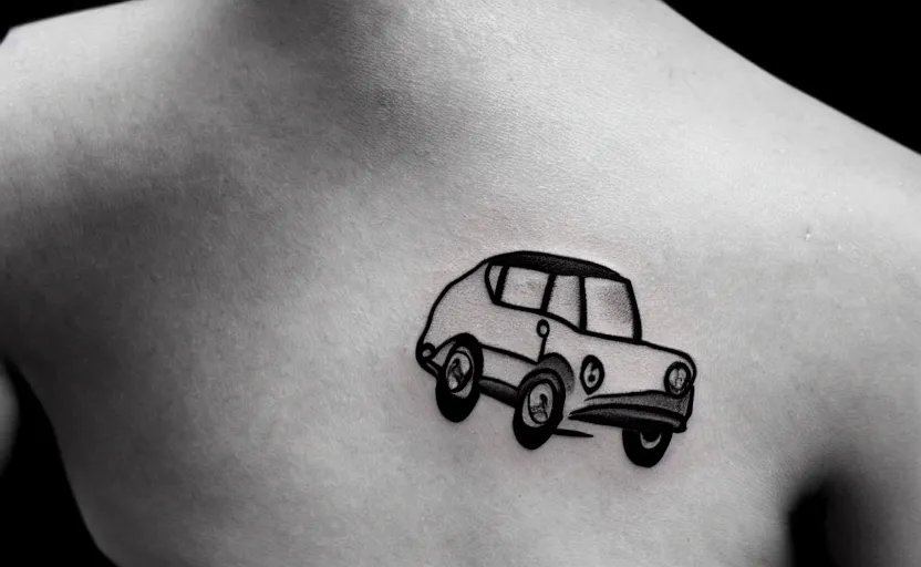 Top 75 simple car tattoos best  thtantai2