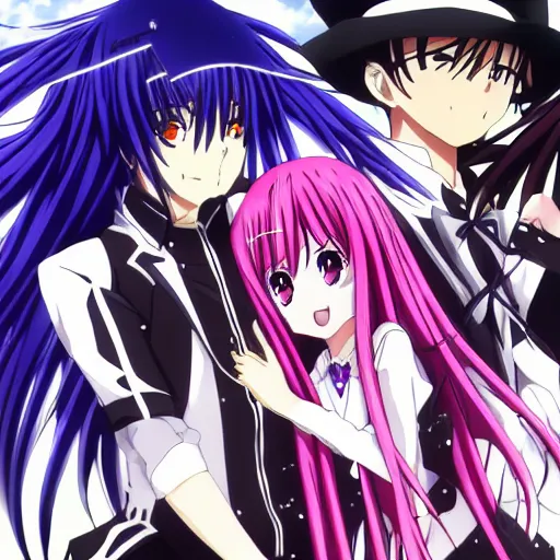 Prompt: anime date a live