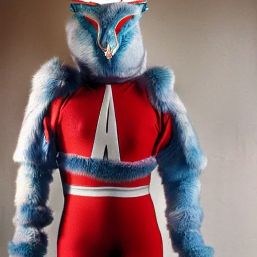 Prompt: Furry Ultraman.