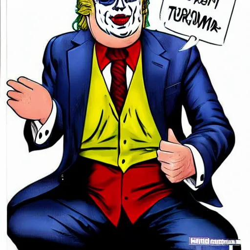 Image similar to donald trump as the joker