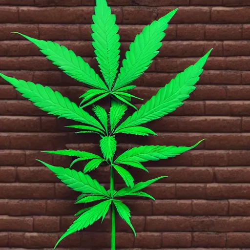 Prompt: a brick of cannabis marijuana, beautiful, octane render, nug pic, ray tracing, 8 k, unreal engine 5