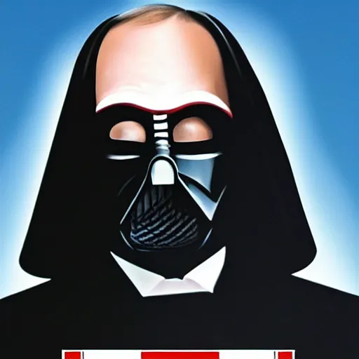 Image similar to “ putin as a darth vader ”