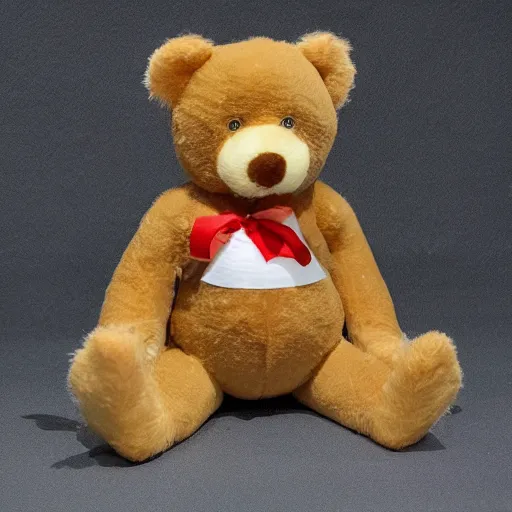 Image similar to a studio ghibli teddy bear