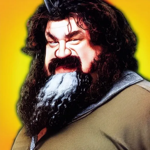Image similar to ps 1 hagrid, low res, blocky