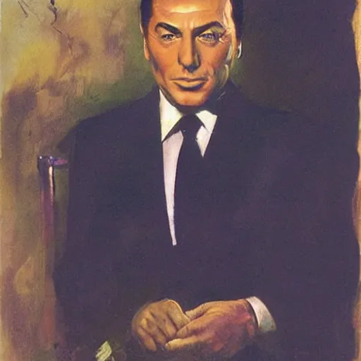 Image similar to Silvio Berlusconi by Frank Frazetta