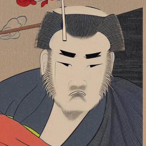 Prompt: jigoro kano, digital art, utamaro kitagawa style