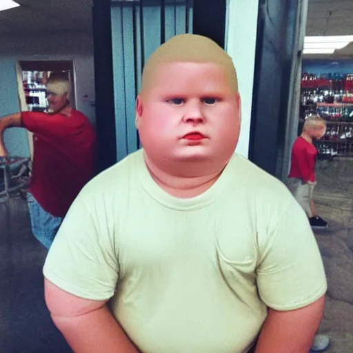 Prompt: bobby hill in real life