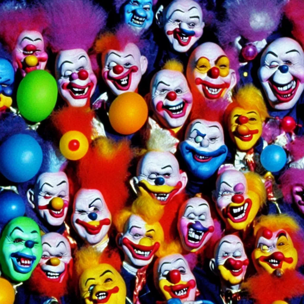 Image similar to killer klowns from outer space