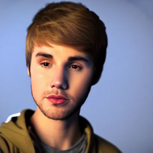 Image similar to hyperrealistic dslr film still of justin beiber with exaggerated overbite, stunning 8 k octane comprehensive 3 d render, inspired by istvan sandorfi & greg rutkowski & unreal engine, perfect symmetry, dim volumetric cinematic lighting, extremely hyper - detailed, incredibly real lifelike attributes & flesh texture, intricate, masterpiece, artstation