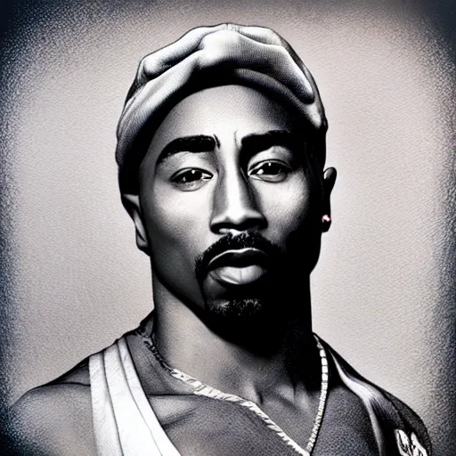 Prompt: amazing 3 d artwork of 2 pac. photo realistic, octane render, cinematic lighting.