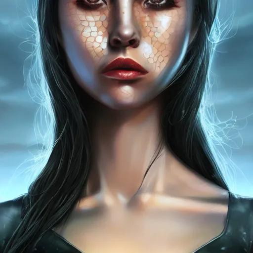 Prompt: painting of a female in a skintight dress, by dan hillier and charlie bowater and artgerm, 4 k post - processing highly detailed, trending on artstation, cinematic lightning, volumetric lightning, highly detailed, - s 1 5 0