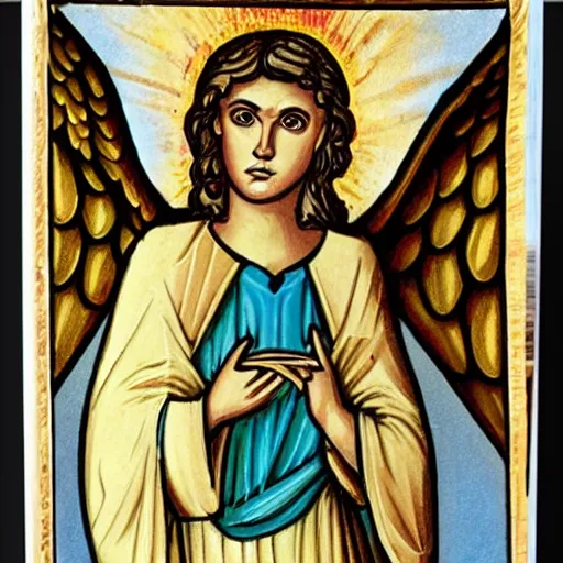 Image similar to biblically accurate angel