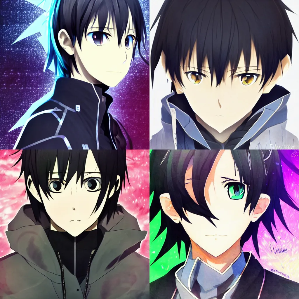 sword art online - What is causing Kirito's eyes to change colour? - Anime  & Manga Stack Exchange