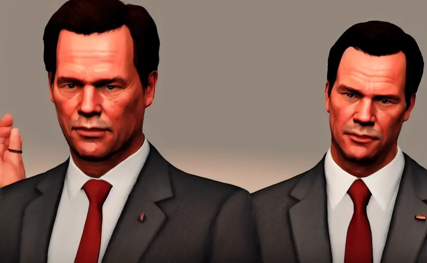 Prompt: prime minister Mark Rutte GTA V, unreal engine, 8K, gameplay