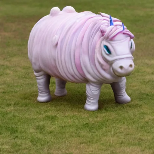 Image similar to photo of a unicorn tardigrade