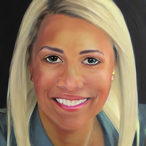 Image similar to naomi betterman corporate portrait, professional profile picture, hyperreal lifelike detailed photo portrait realism