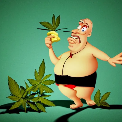 Image similar to cartoon caricature portrait of a character trying out a fat cannabis joint with sensibility. octane 4 k render by eyvind earle, female australian award winning illustration