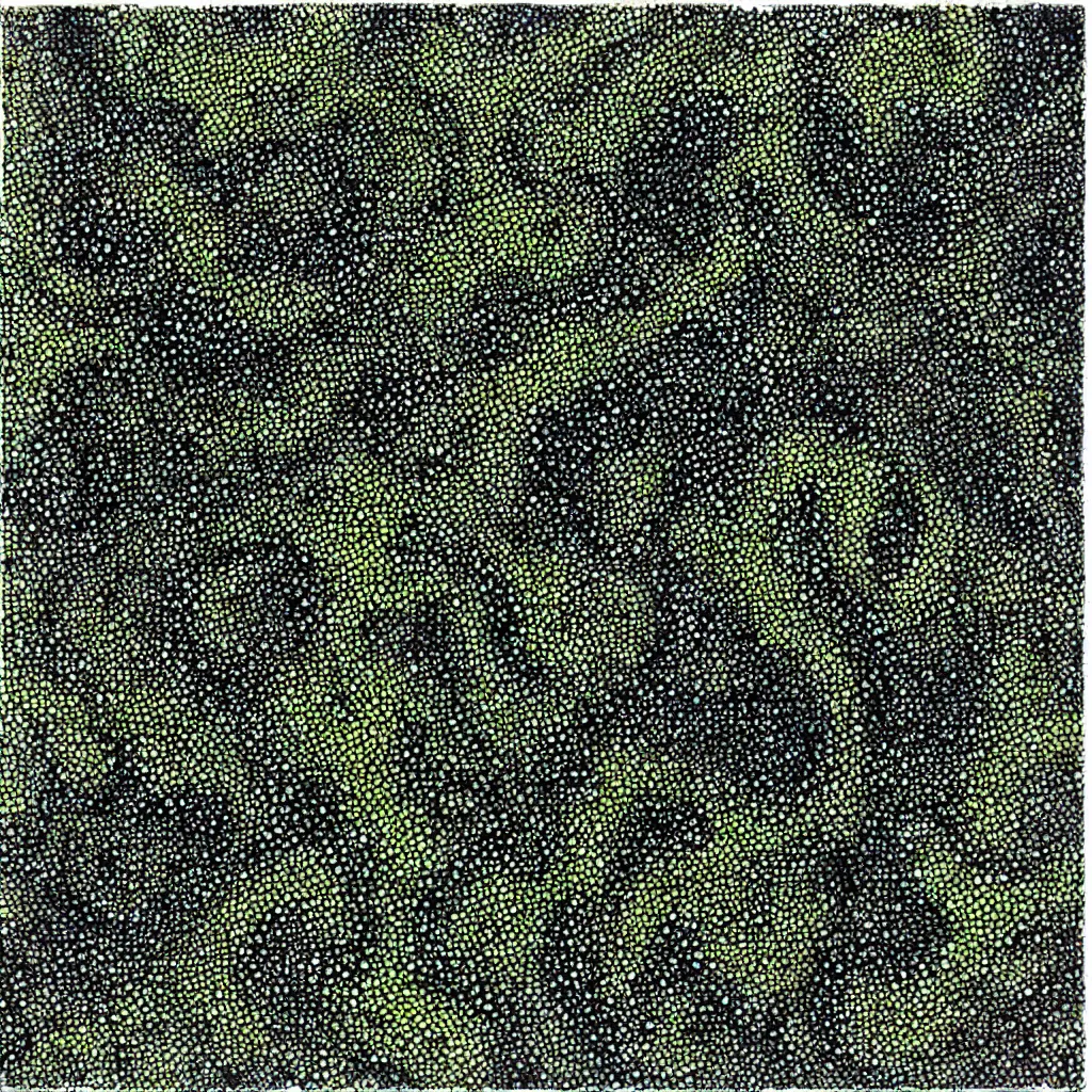 Prompt: camo made out of toads, shape of frogs, minimal, abstract, acrylic, oil, clay, stipples, stippling, glitch, datamosh, data, cybernetic, splotches, painting, dark, eerie