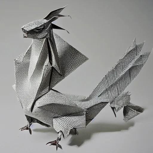 Image similar to origami dragon