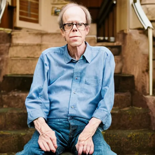 Image similar to dslr photo portrait still of 7 2 year old age 7 2 ben folds at age 7 2!!!, 8 5 mm f 1. 8
