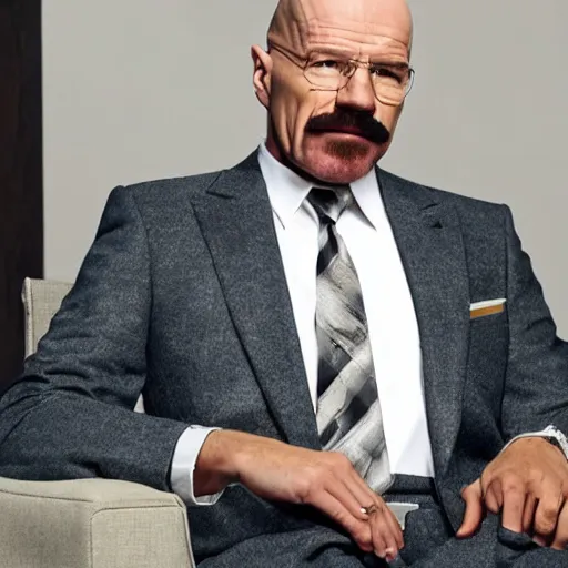 Image similar to walter white as steve harvey