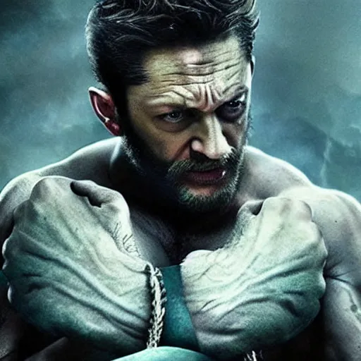 Prompt: tom hardy as wolverine 4 k detailed super realistic