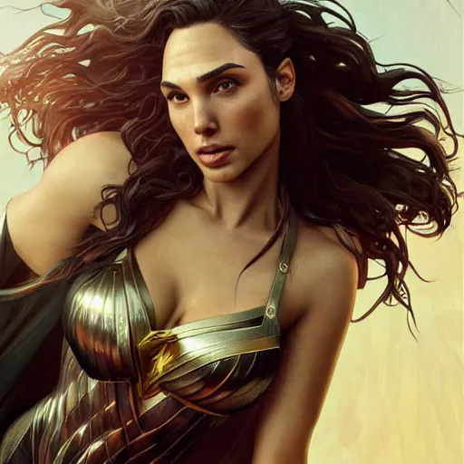 Sexy Painting Of Gal Gadot Bikini Ultra Realistic Stable Diffusion