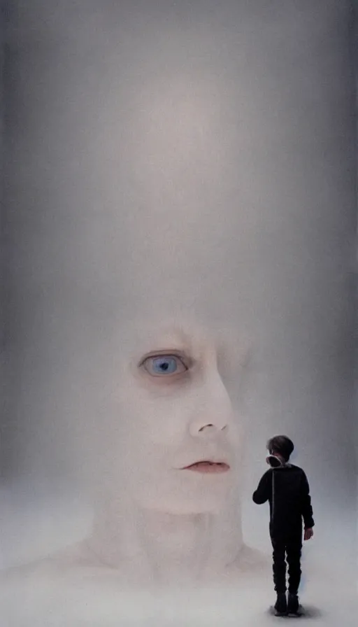 Image similar to the end of the world, by gottfried helnwein