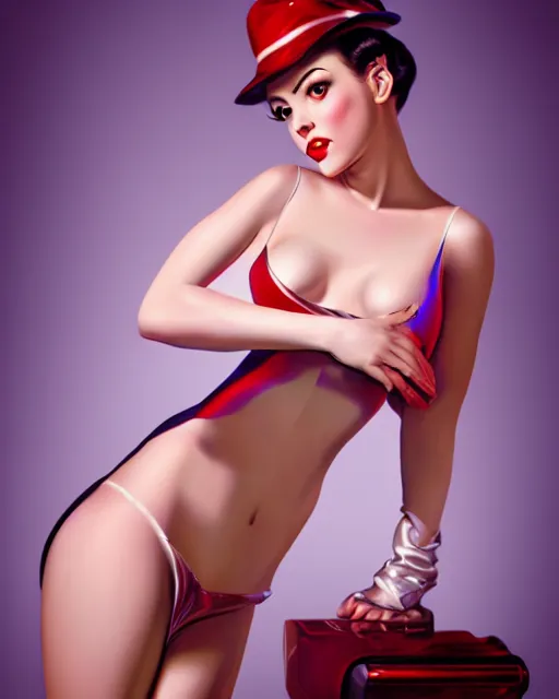 Image similar to photo of chloe bennett, film still, dslr, by gil elvgren, enoch bolles, ross tran, artgerm, wlop glossy skin, pearlescent, very coherent, cute