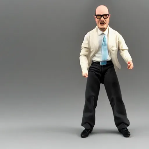 Prompt: Tobias Funke action figure