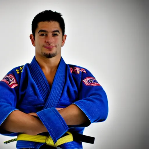 Image similar to photo of bjj athlete posing