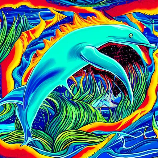 Prompt: yung $ creek dolphin freestyle wavy psych artwork, wetland kane freestyle dimensional psychedelic 💿 artwork 🌐, wetlands mane mane abstrartwork fnpsychedelic wavy, wolverine ohiwetland lucid remastered mane myspace release, trees 🦋 wet 🏁 walmart artwork artwork comingsoon