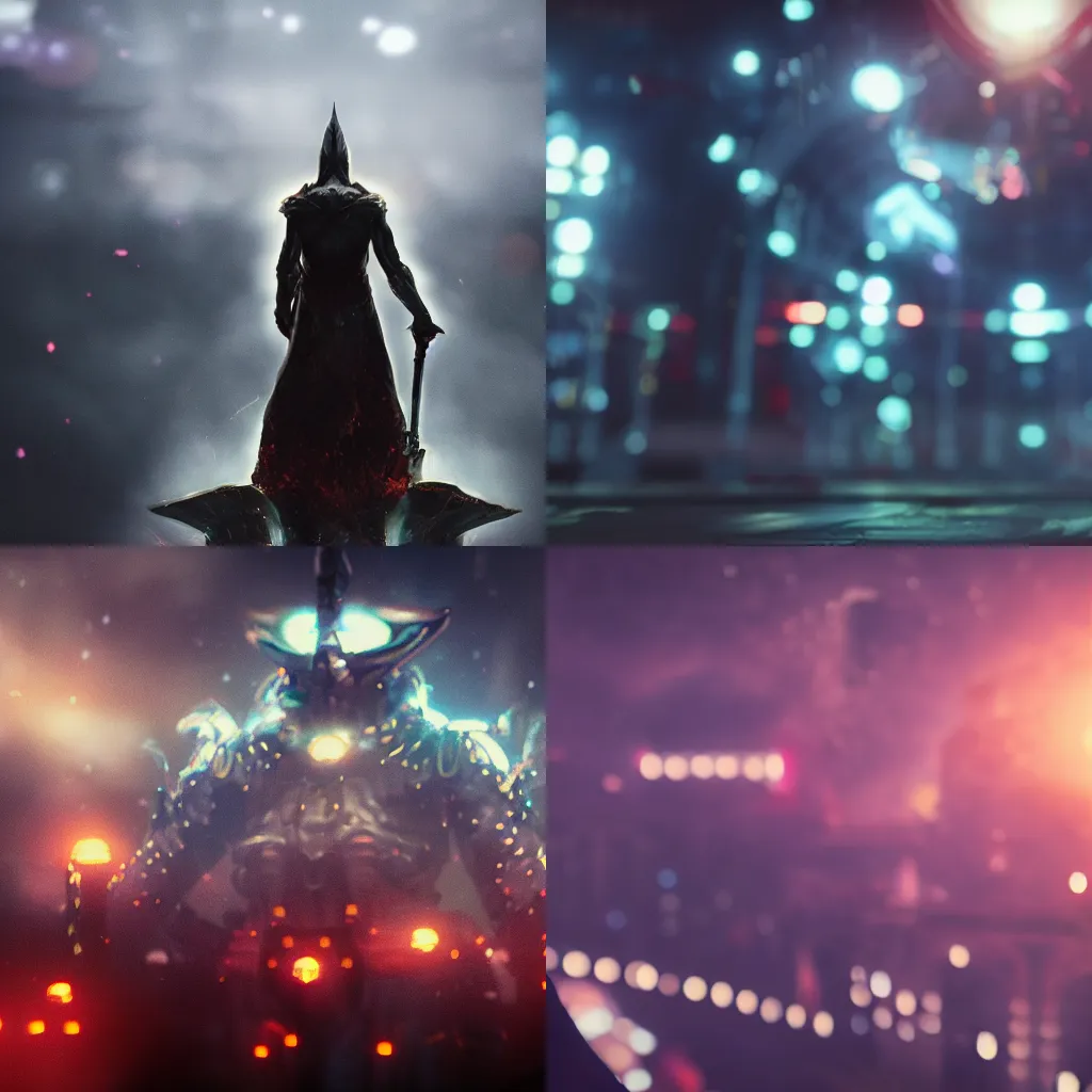 Prompt: The final boss appears, 4k, cinematic, dramatic, high detail, bokeh