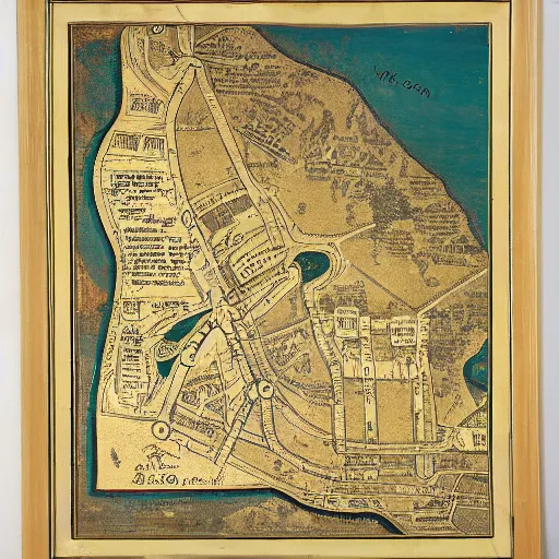 Image similar to treasure map of yeovil, antique art